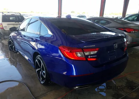 2020 Honda Accord Sport from USA, damaged, VIN 1HGCV1F38LA123826